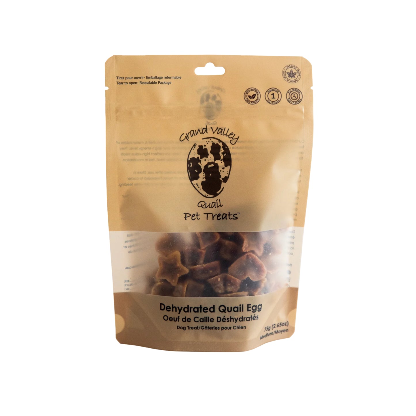 Grand Valley Quail Dehydrated Quail Egg - Medium