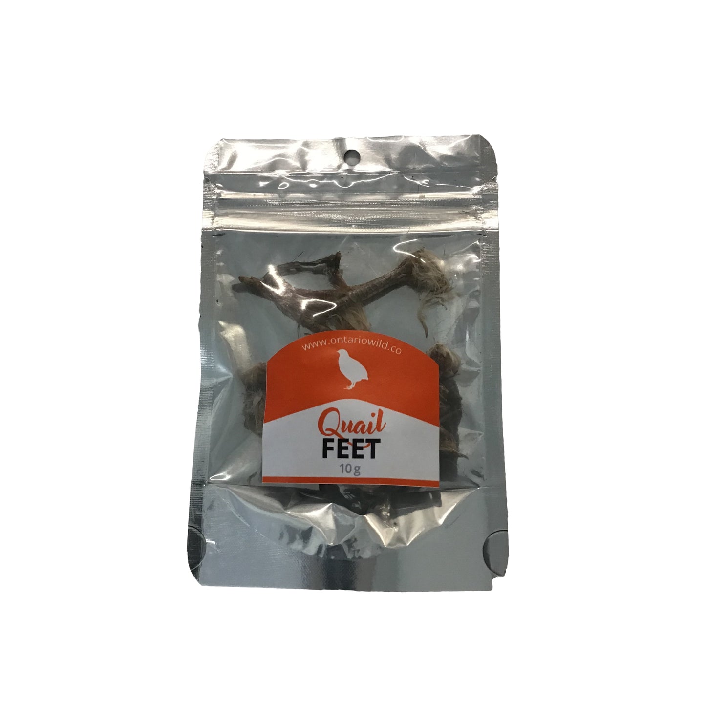 Quail Feet - 10 g - Ontario Wild Pet Shop