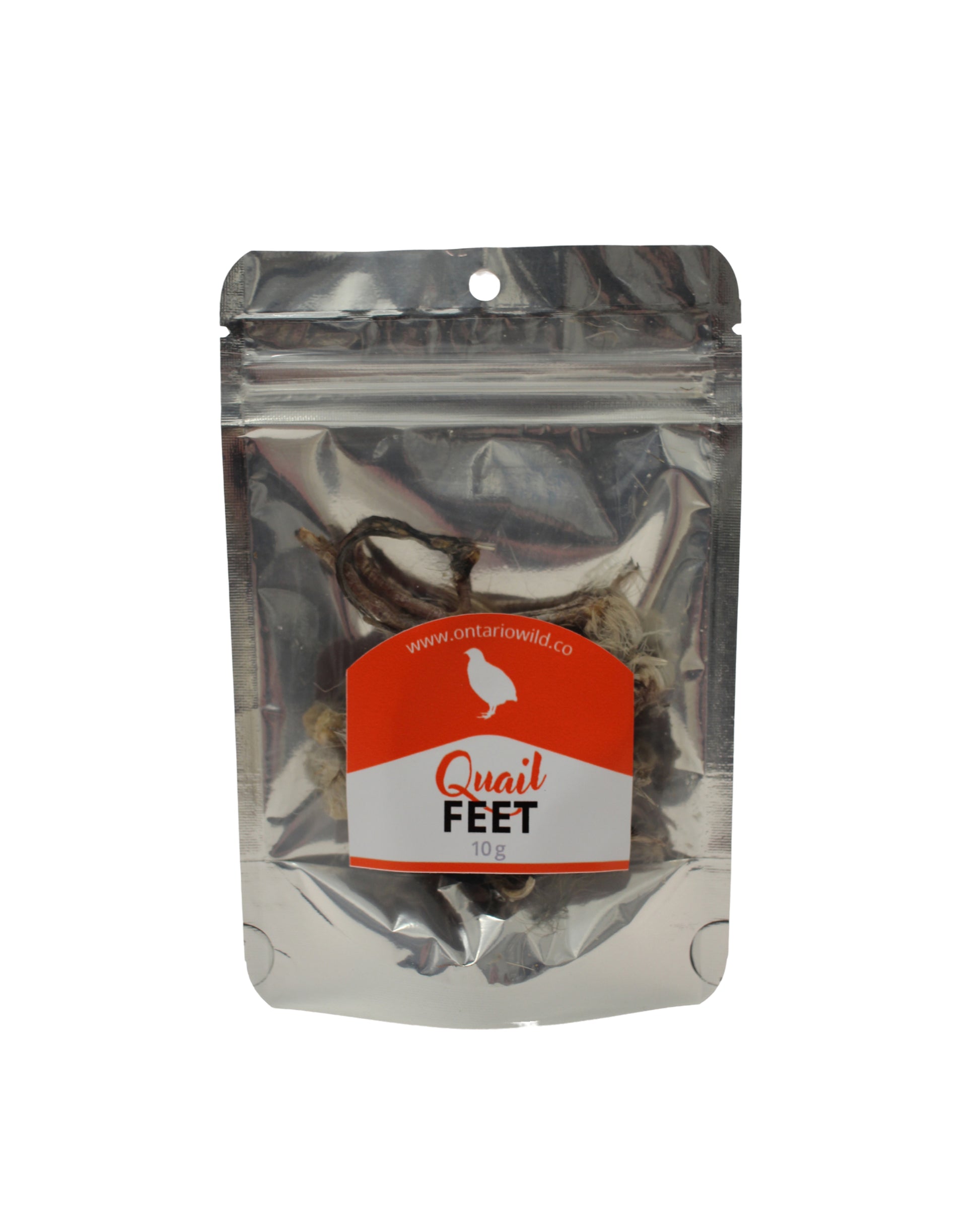 Quail Feet - 10 g - Ontario Wild Pet Shop