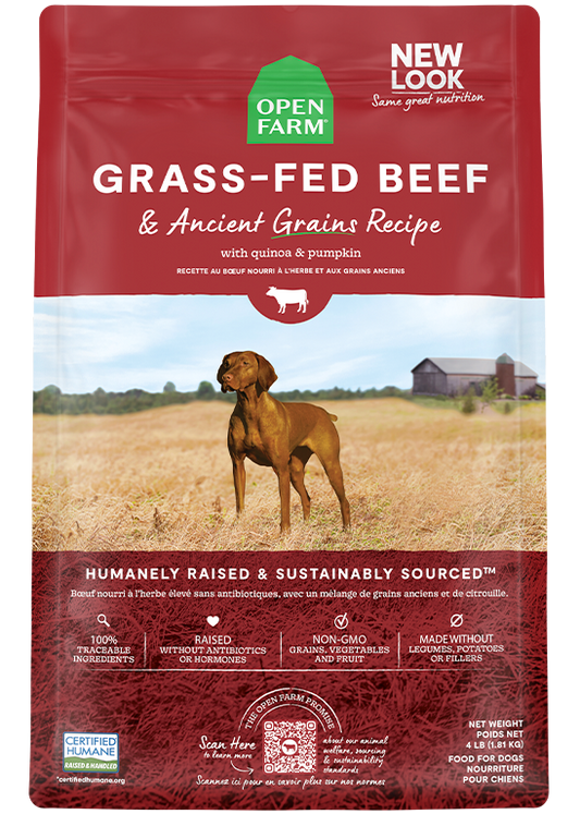 Open Farm - Grass-fed Beef - Ancient Grains