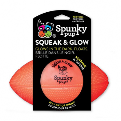 SpunkyPup - Squeak & Glow Football