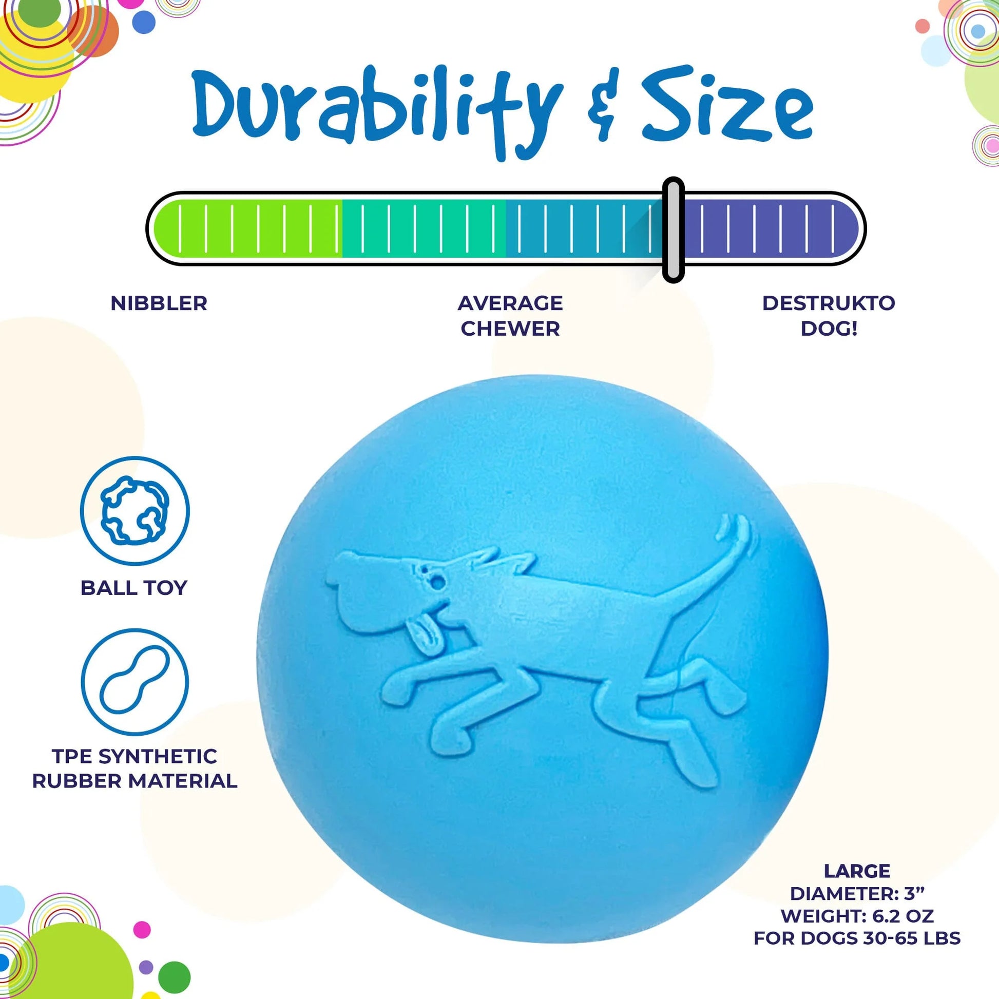 SP - Ball - Blue - Large (floating) - Ontario Wild Pet Shop