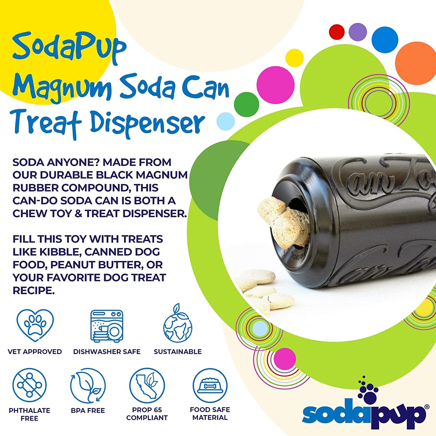 SodaPup - Treat Dispenser - Can - Magnum