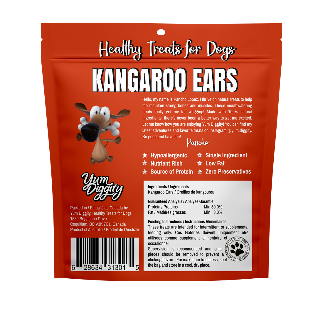YumDiggity - Kangaroo - Ears