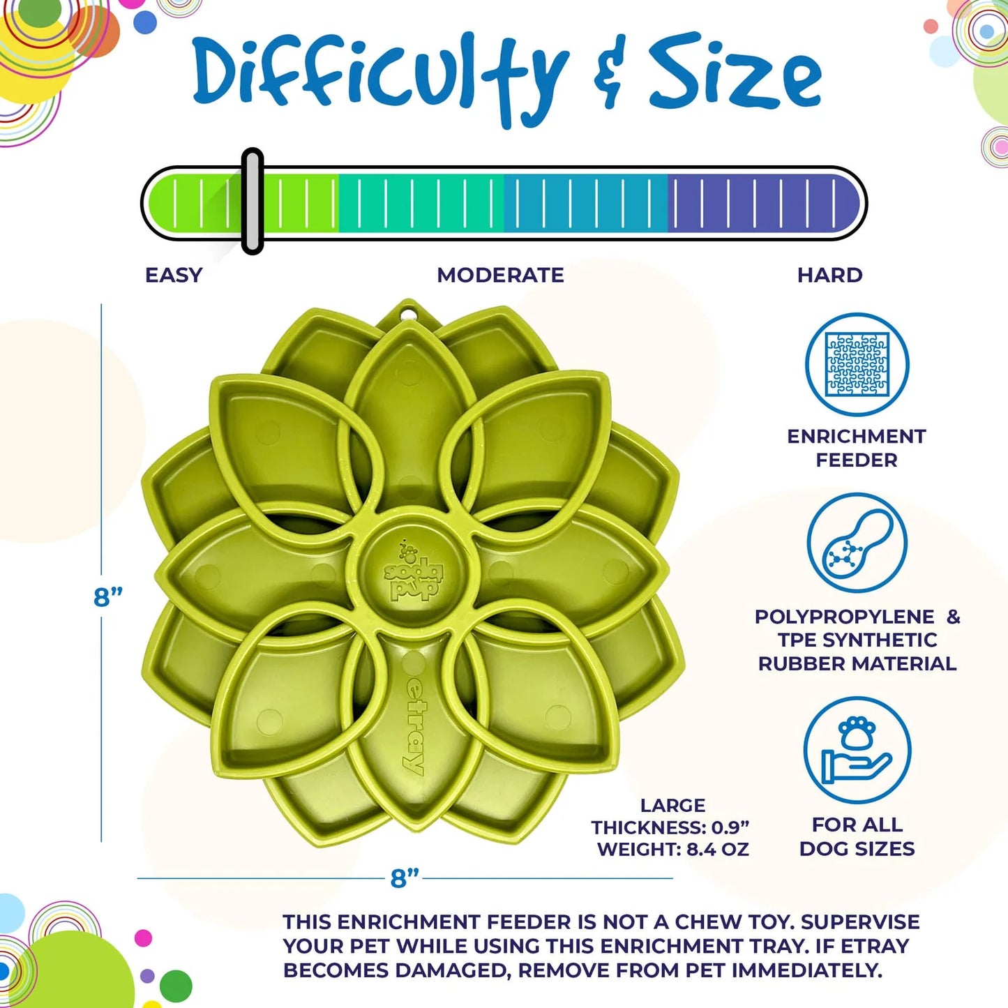 SodaPup - Mandala Enrichment Tray - Ontario Wild Pet Shop