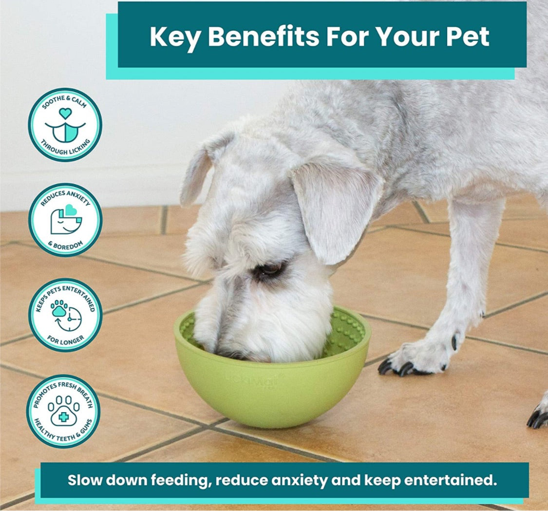LM - Lick Mat - Wobble (green) - Ontario Wild Pet Shop