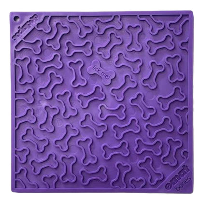 SodaPup - Lick Mat - Purple Bones - Large