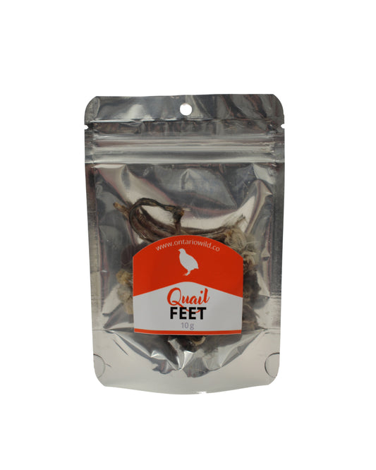 Quail Feet - 10 g - Ontario Wild Pet Shop