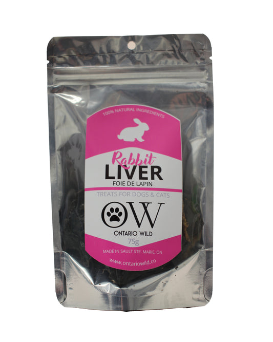 Rabbit Liver - 75 g - Ontario Wild Pet Shop