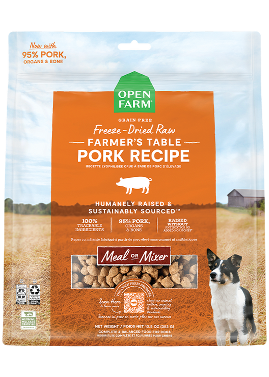 Open Farm - Farmers Table Pork - Freeze Dried