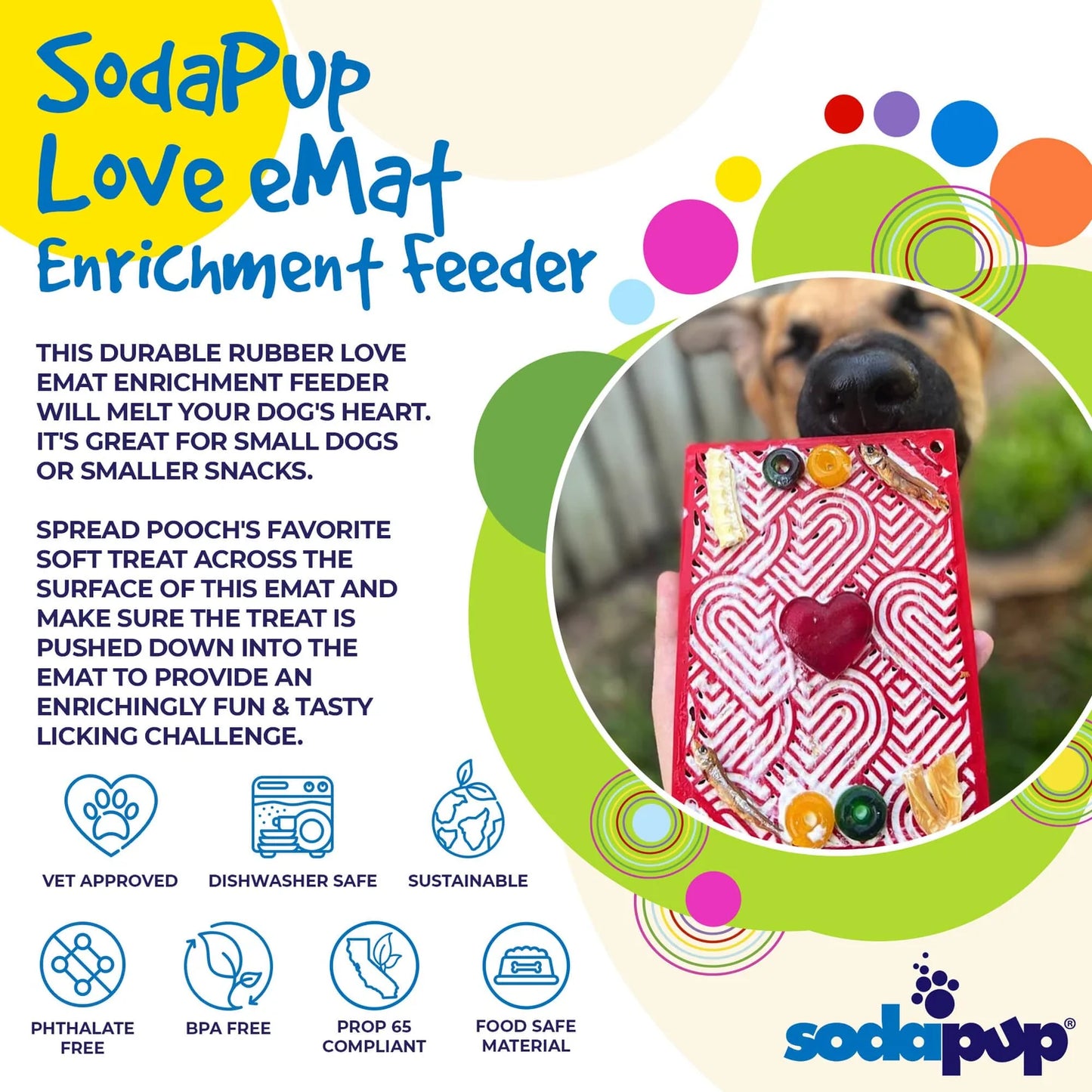 SodaPup - Lick Mats - Small - Ontario Wild Pet Shop