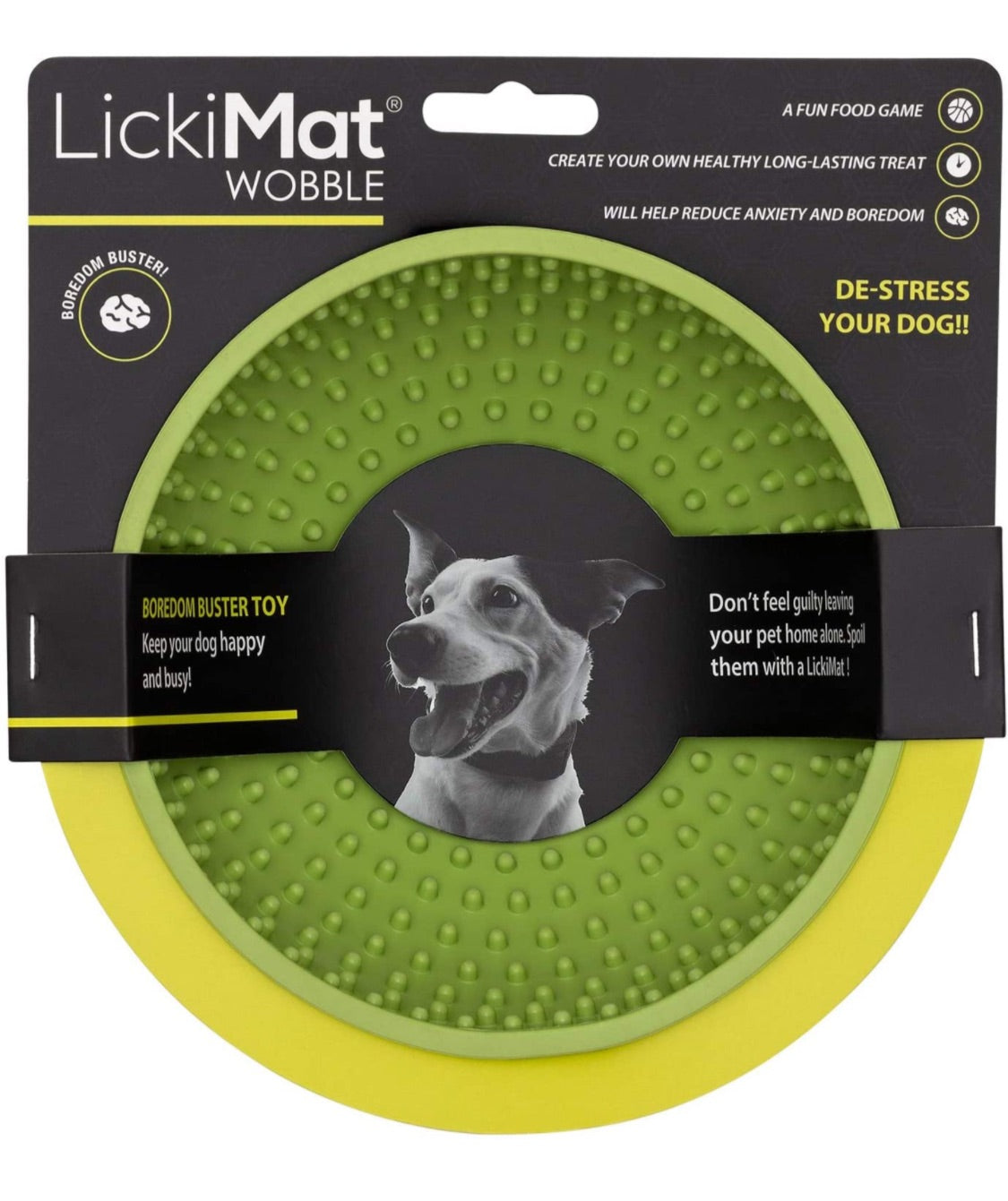 LM - Lick Mat - Wobble (green) - Ontario Wild Pet Shop