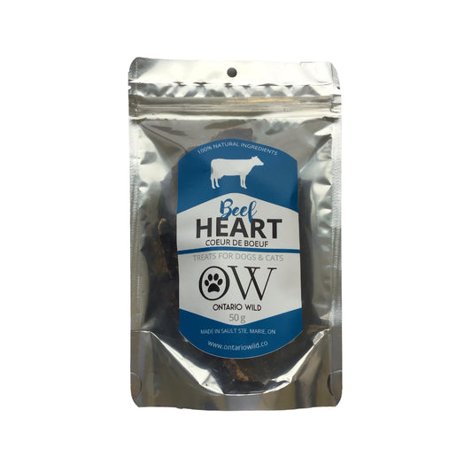 Beef Heart - 50 g - Ontario Wild Pet Shop