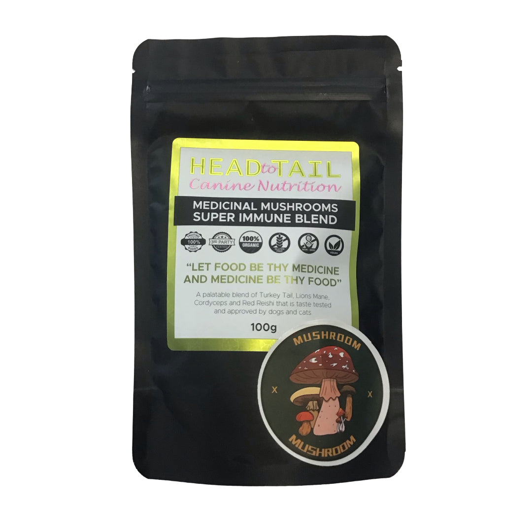 H2T - Medicinal Mushrooms Super Immune Blend - Ontario Wild Pet Shop