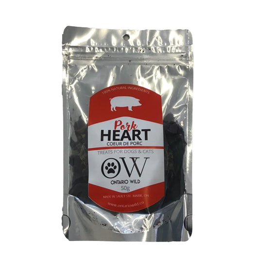 Pork Heart - 75 g - Ontario Wild Pet Shop