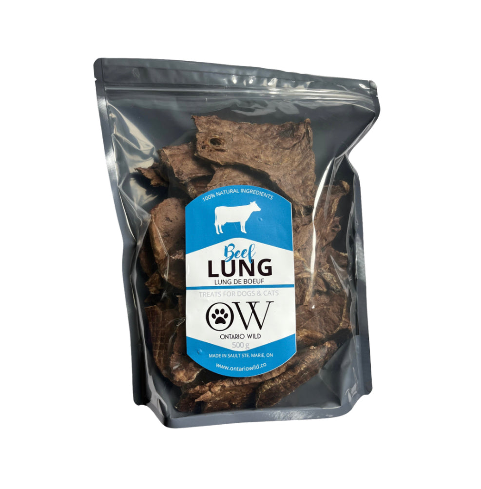 Beef Lung - 500 g - Ontario Wild Pet Shop